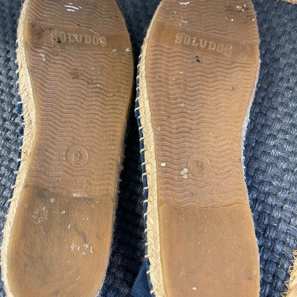 Soludos blue slip on espadrilles size 9 - Picture 7 of 7